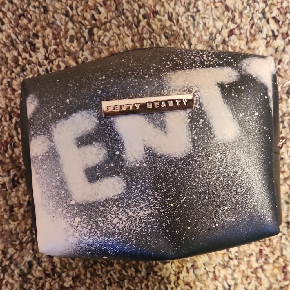 Fenty Beauty Black and White Cosmetic Bag